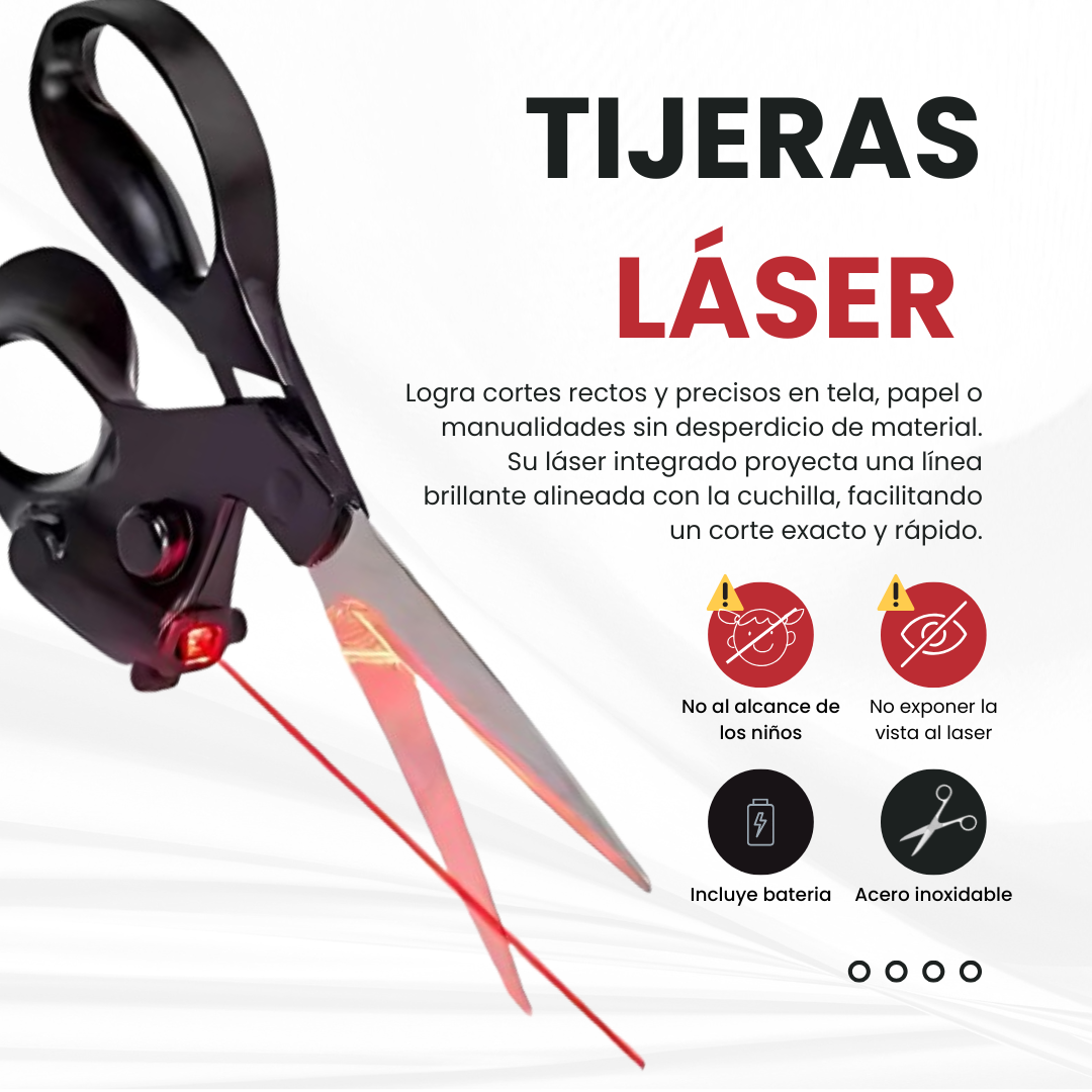 Laser CutX las Tijeras con laser para facilitar los cortes rectos