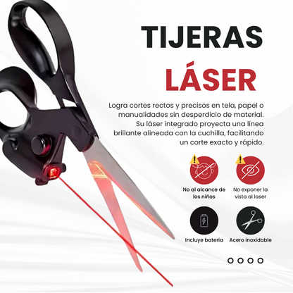 Laser CutX las Tijeras con laser para facilitar los cortes rectos
